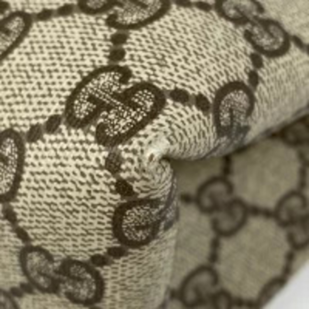 Gucci tote Sherry brown canvas GG Web bag